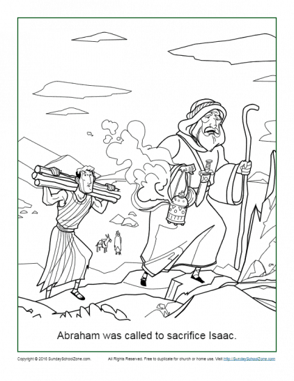 Abraham coloring pages printable bible sheets for kids