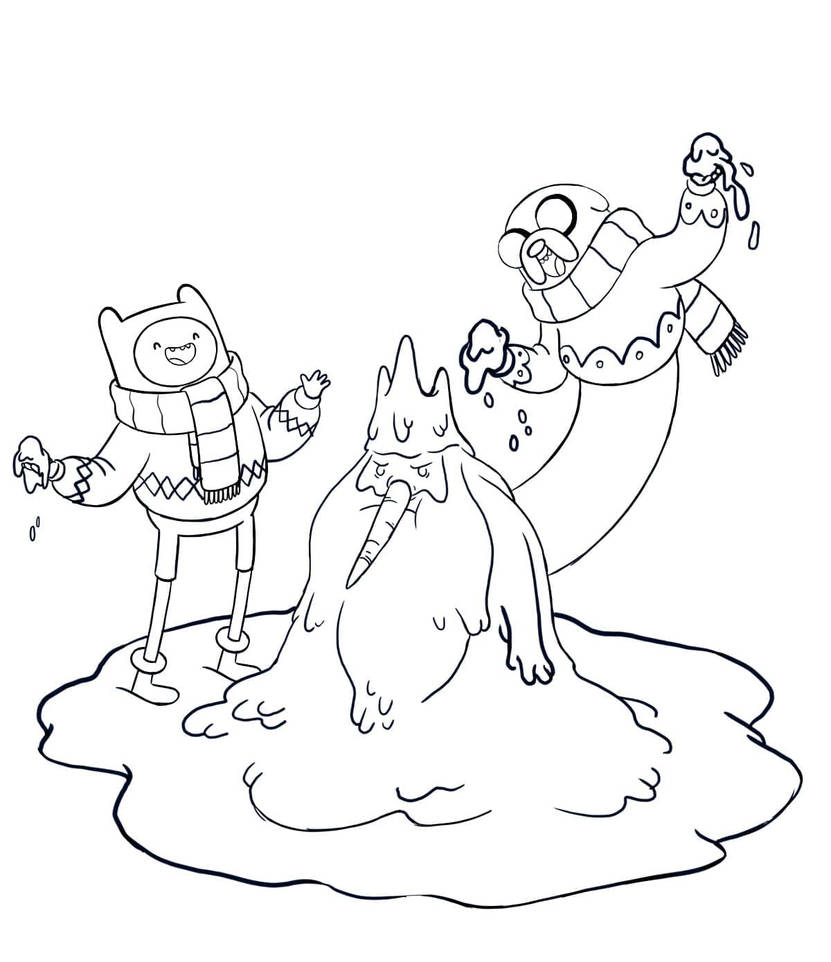 Adventure time coloring pages by coloringpageswk on