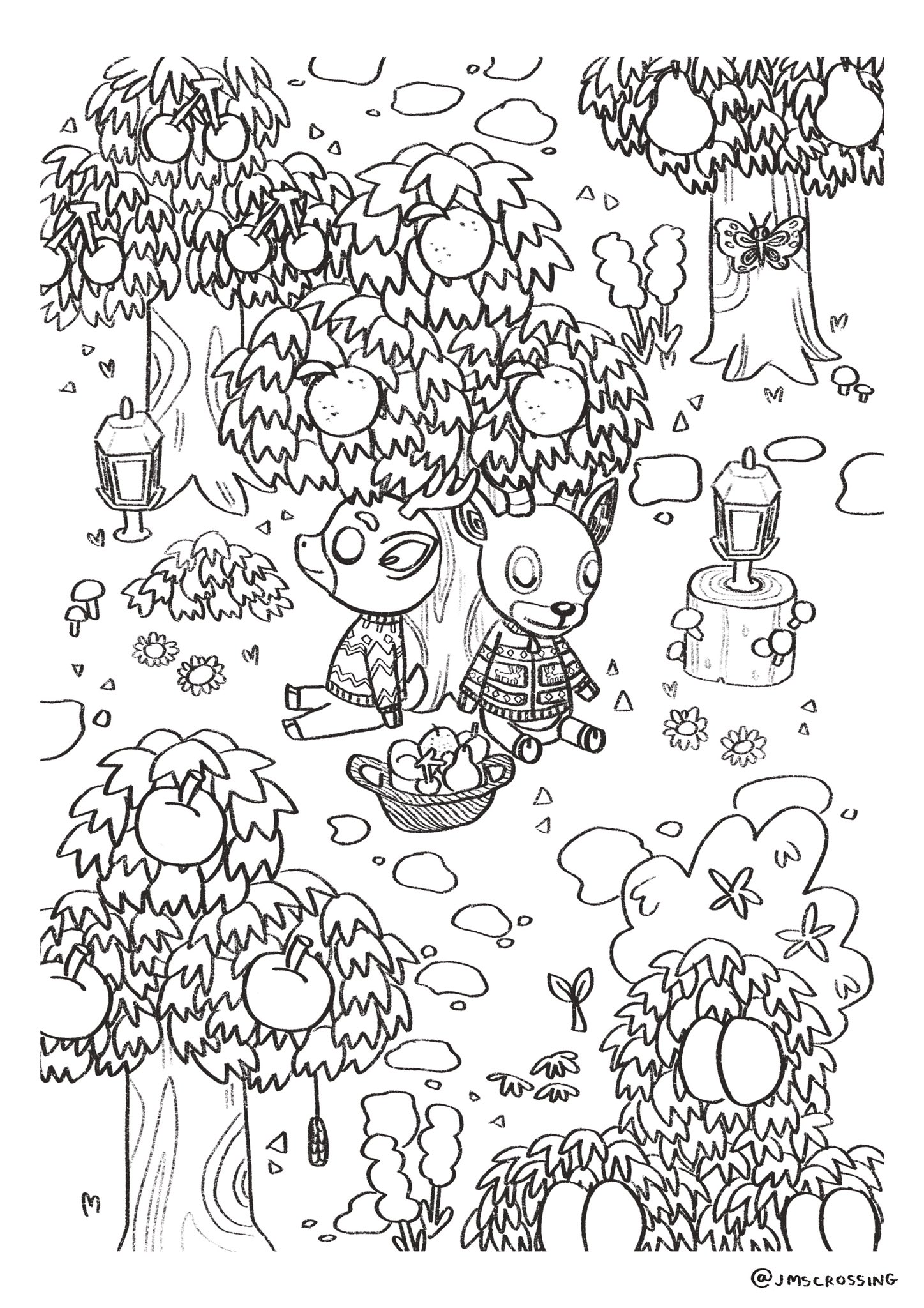 Jen â on x to all my new followers check out the link on my page to download free animal crossing colouring pages ðð ill be adding to these slowly over time