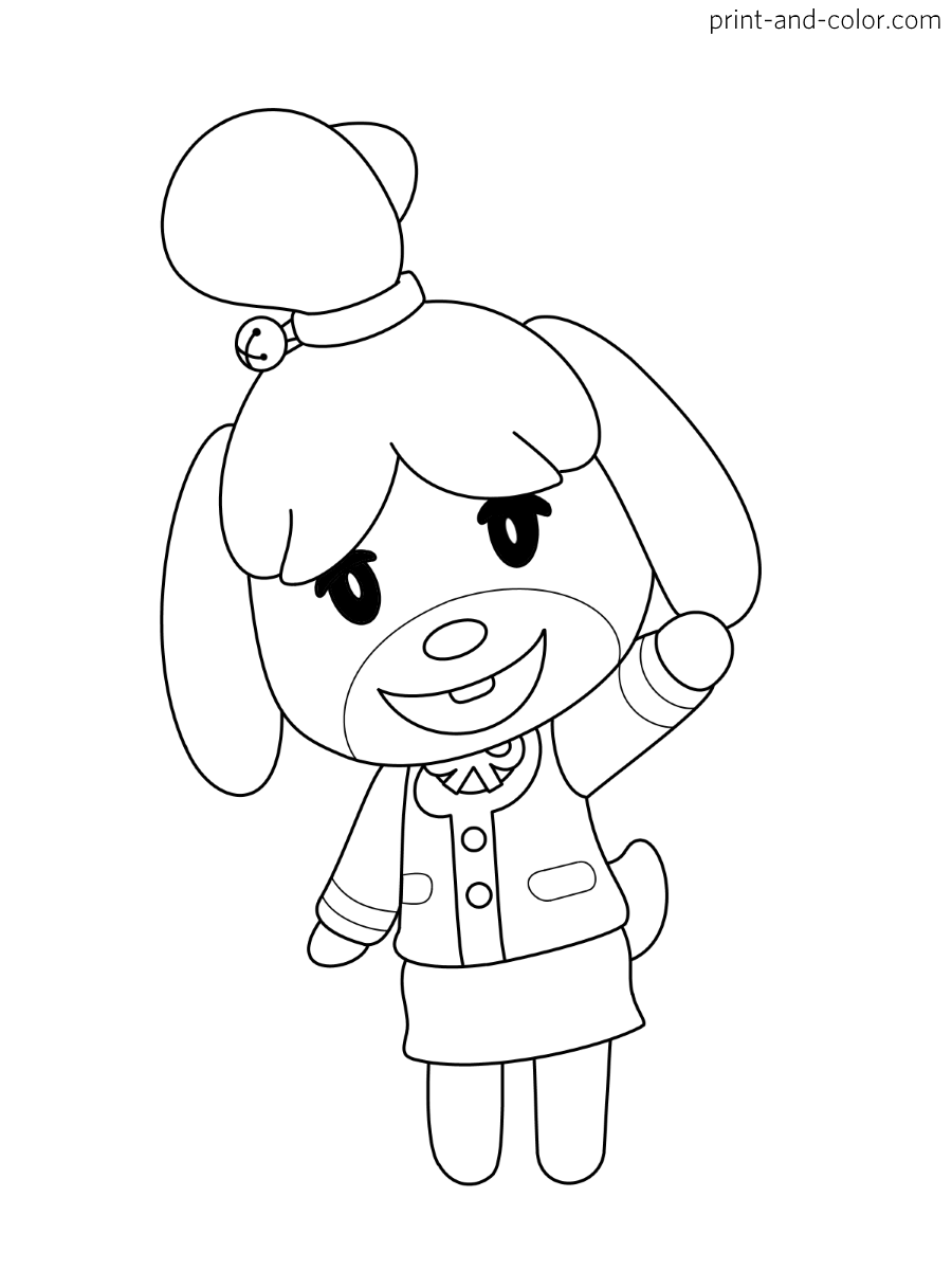 Animal crossing new horizons coloring book made by teachers