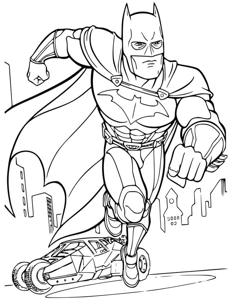 Batman coloring pages by coloringpageswk on