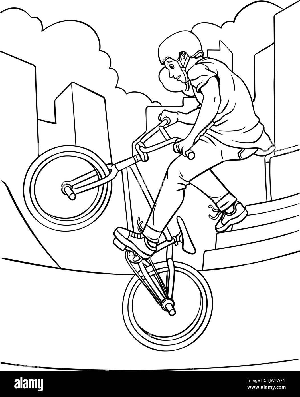 Bmx bike black and white stock photos images