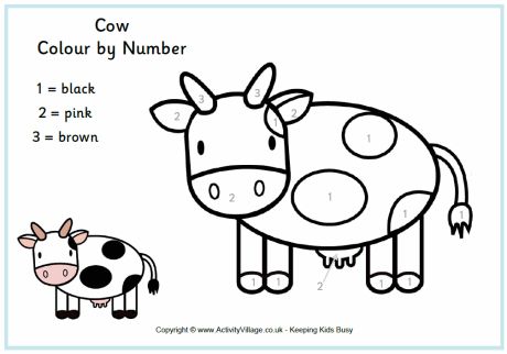 W lour by number farm animal loring pages w loring pages farm loring pages