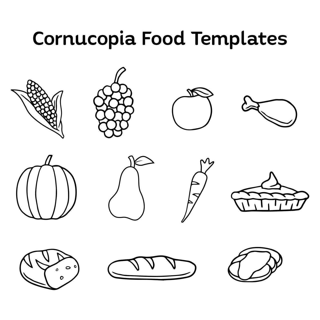 Cornucopia coloring pages by coloringpageswk on