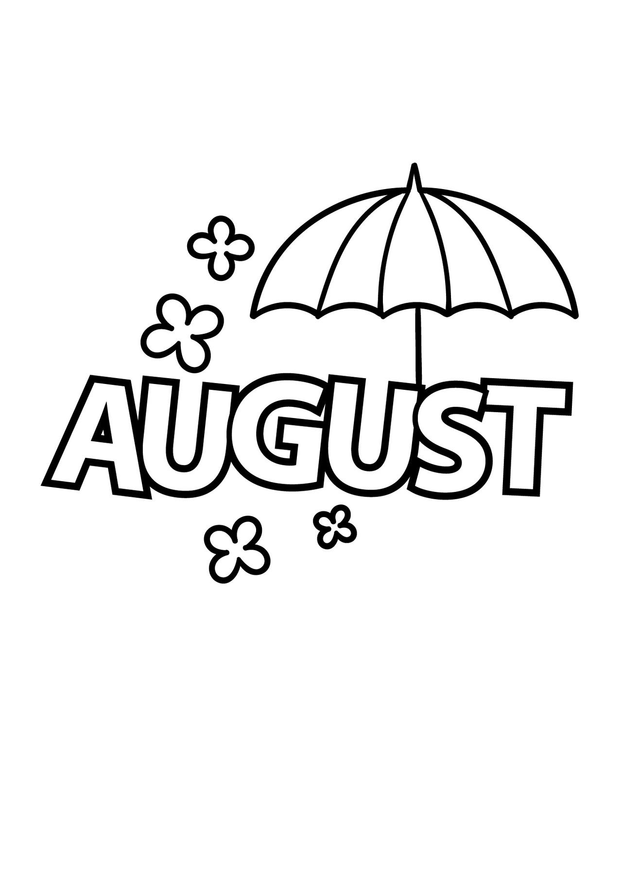August coloring pages by coloringpageswk on