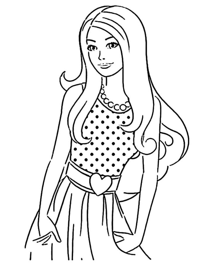Barbie coloring page barbie coloring pages barbie coloring coloring pages