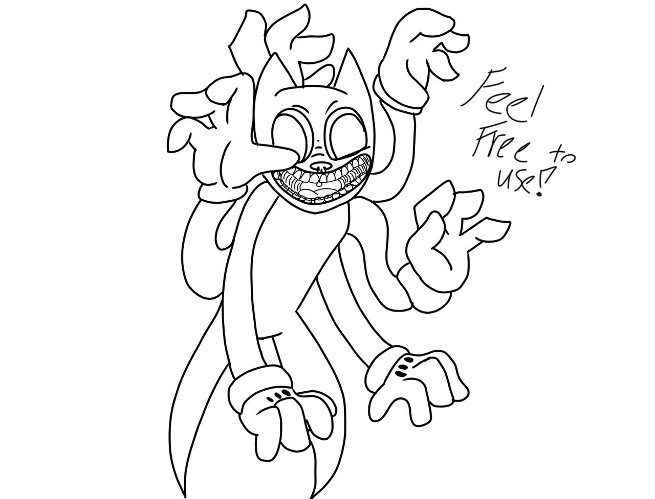 Cartoon cat basecoloring page by urlocalwirdo on