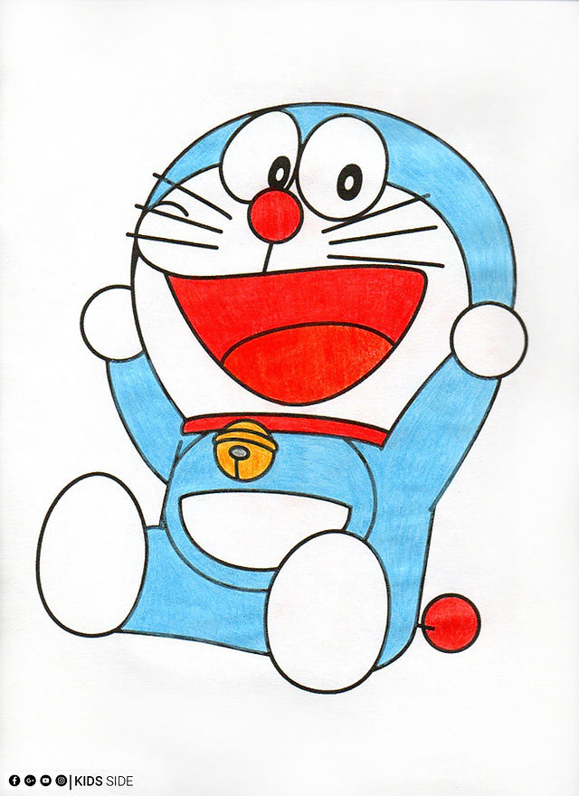 Coloring doraemon coloring page
