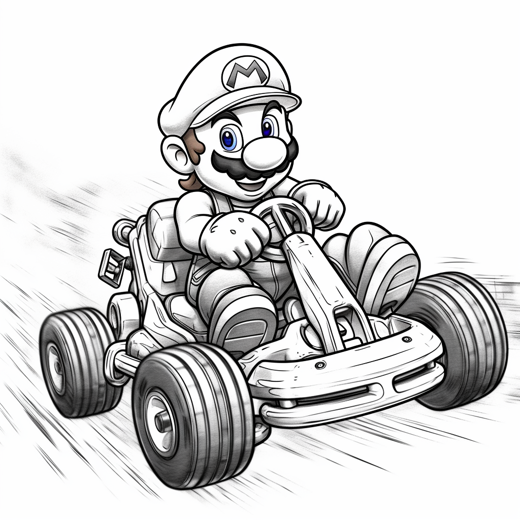 Awesome super mario bros coloring pages