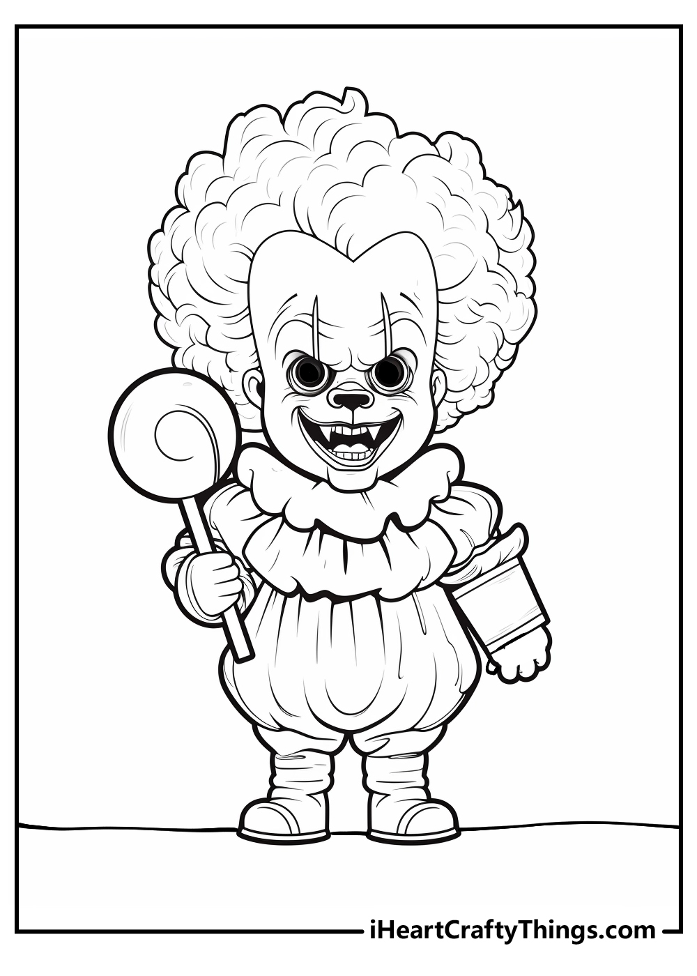 Printable pennywise coloring pages updated