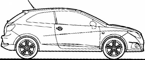 Blueprints cars seat seat ibiza sc
