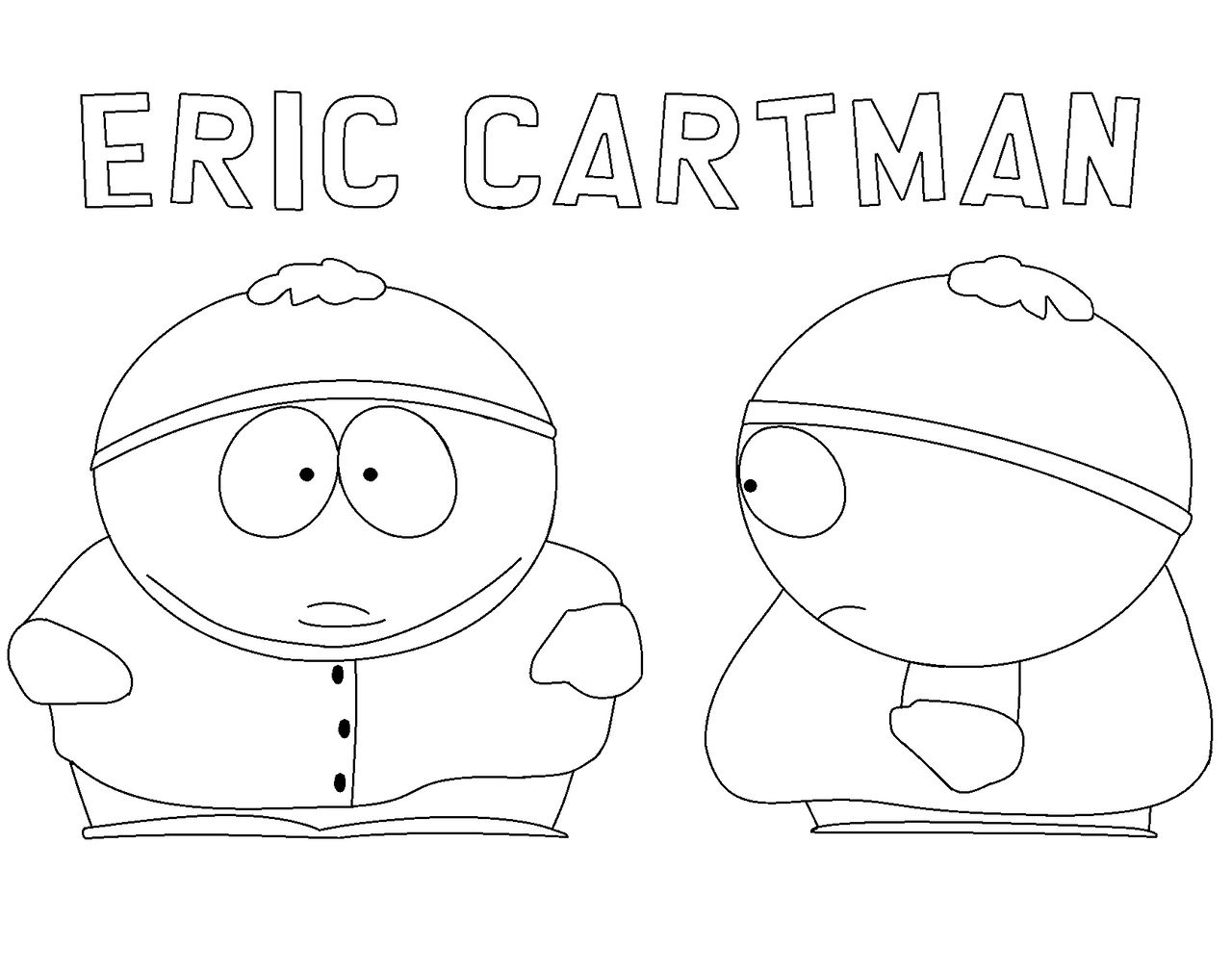 South park coloring page by magnificent