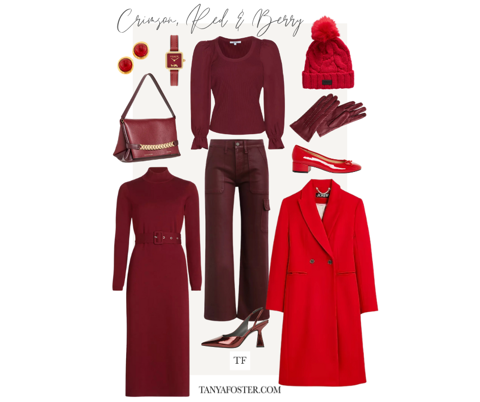Crimson berry and red for the holidays tanya foster dallas blogger