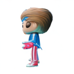 Toy character modelo d in brinquedos