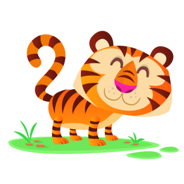 Tiger tail clipart transparent png hd tiger tail icon vector illustration design template scratch gradient tattoo png image for free download