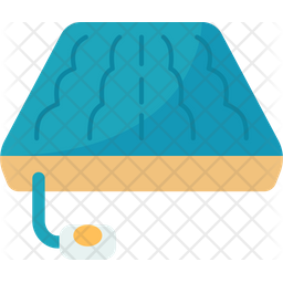 Cooling mechanism flat icons