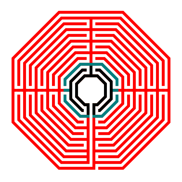 How to make an circuit octagonal labyrinth â do you maze