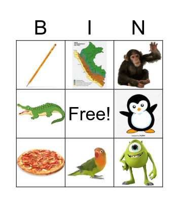 Pizza bingo cards