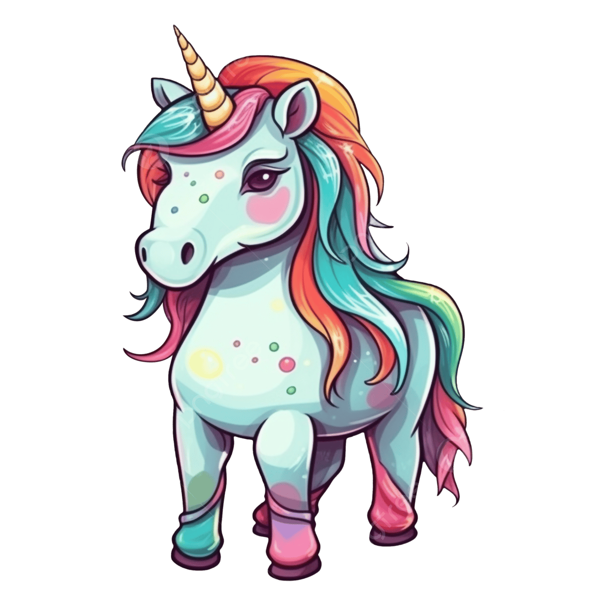Unicorn painting png transparent images free download vector files