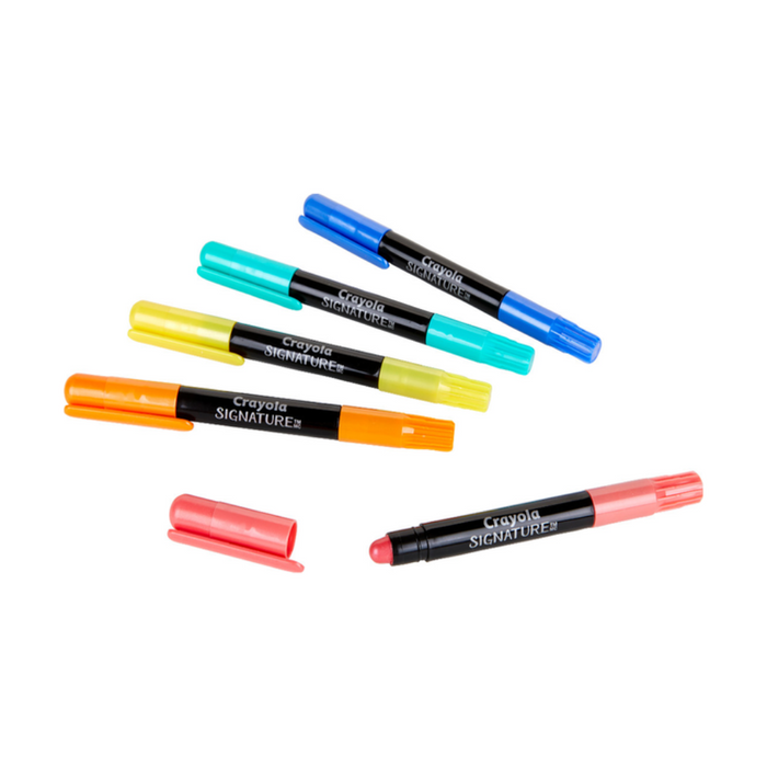 Crayola signature pearlescent cream sticks count â