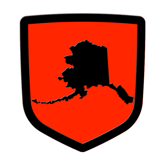 State outline tailgate emblem