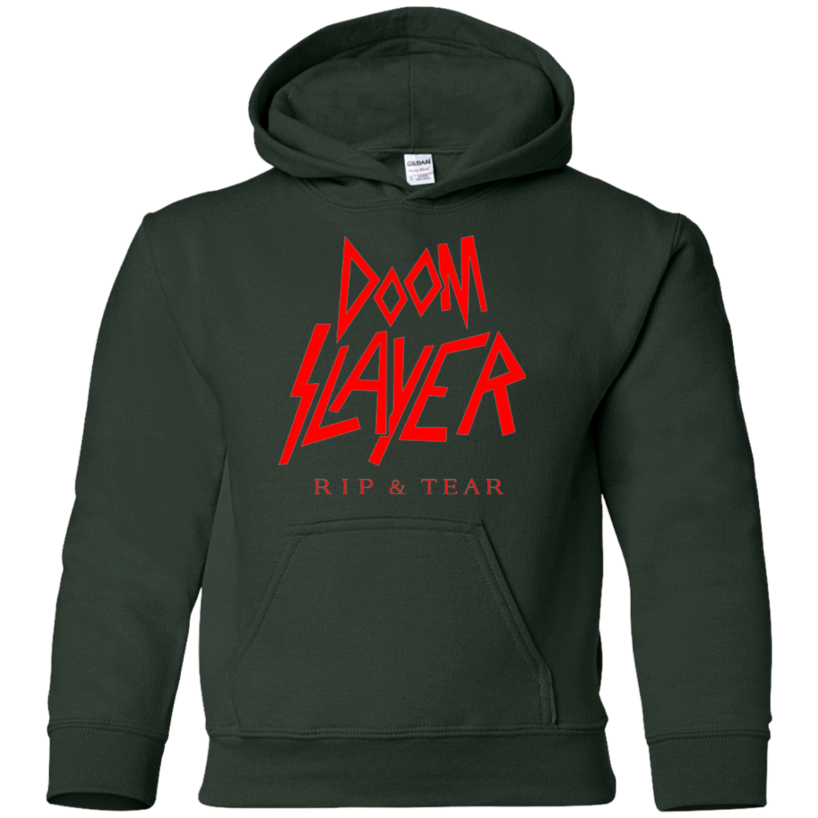 Doom slayer youth hoodie â pop up tee