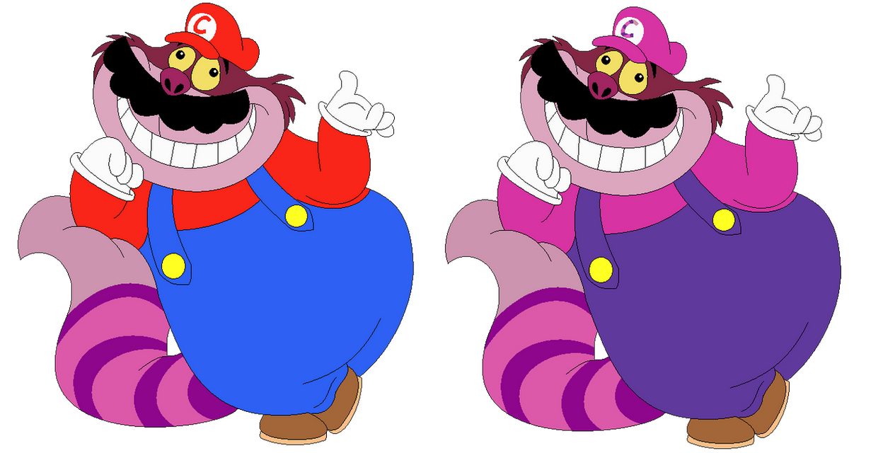 Cheshire cat as smg mario by abfan on