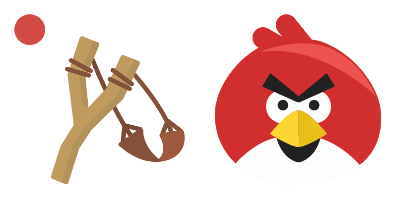 Angry birds red cursor