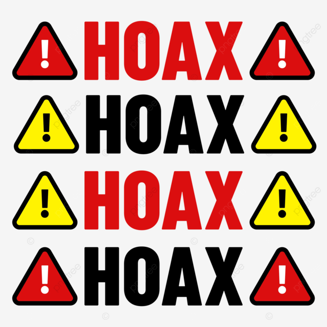 Set of hoax warning signs in black red yellow colors vector hoax stop hoax no hoax png and vector with transparent background for free download