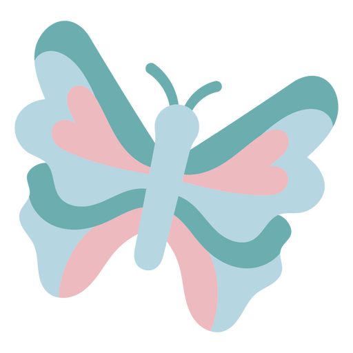 Diseão png y svg de hermoso animal mariposa monarca para camisetas