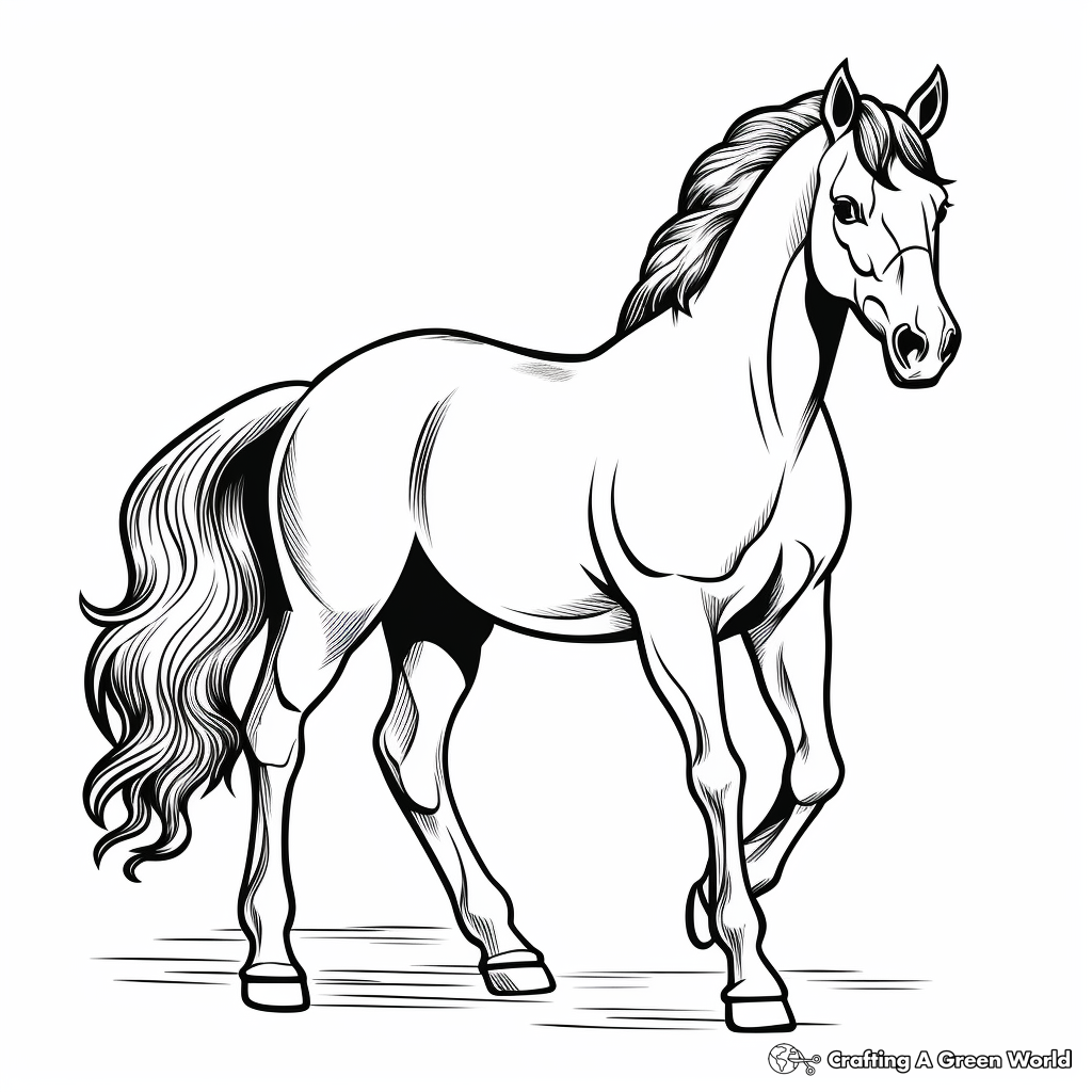 Horse coloring pages