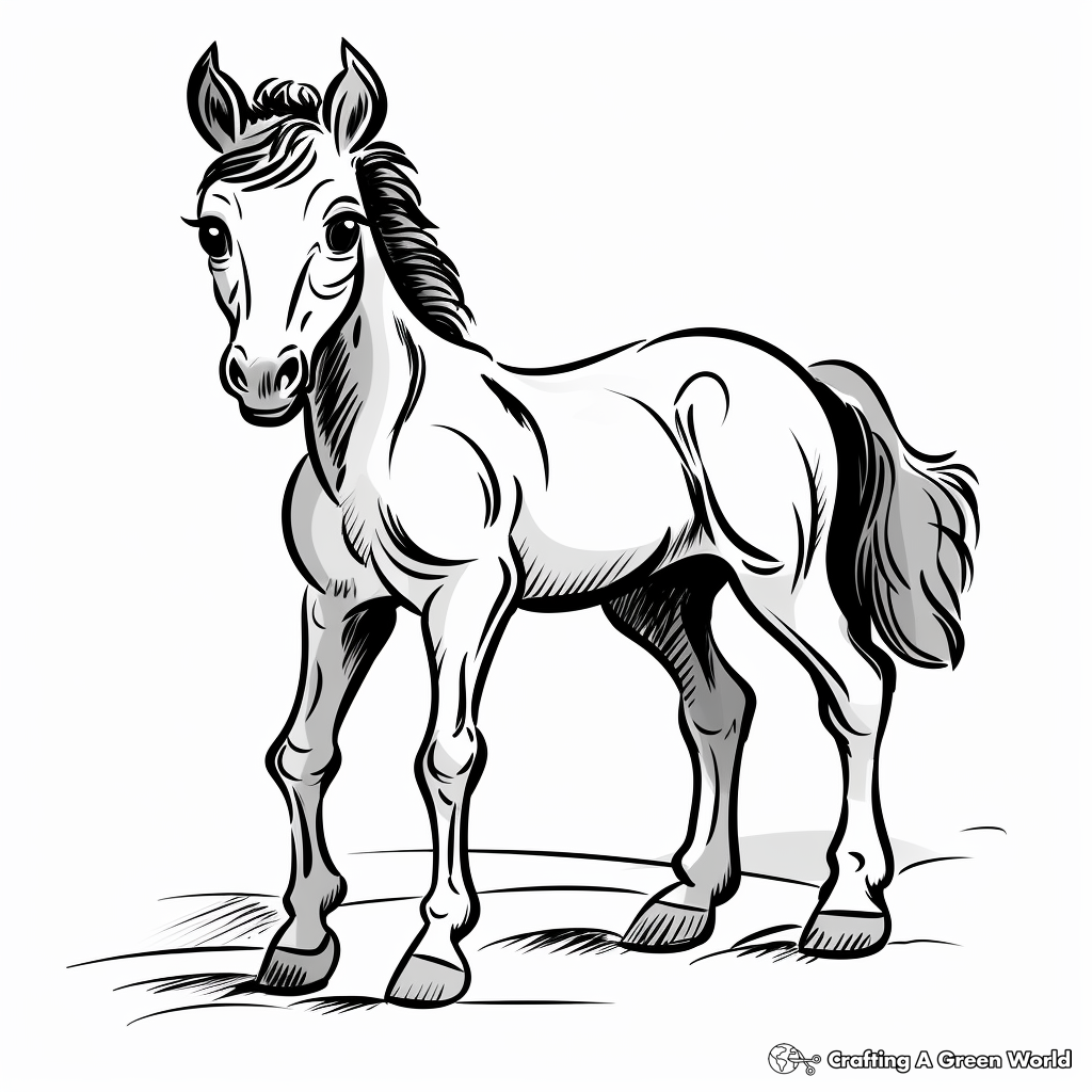 Horse coloring pages