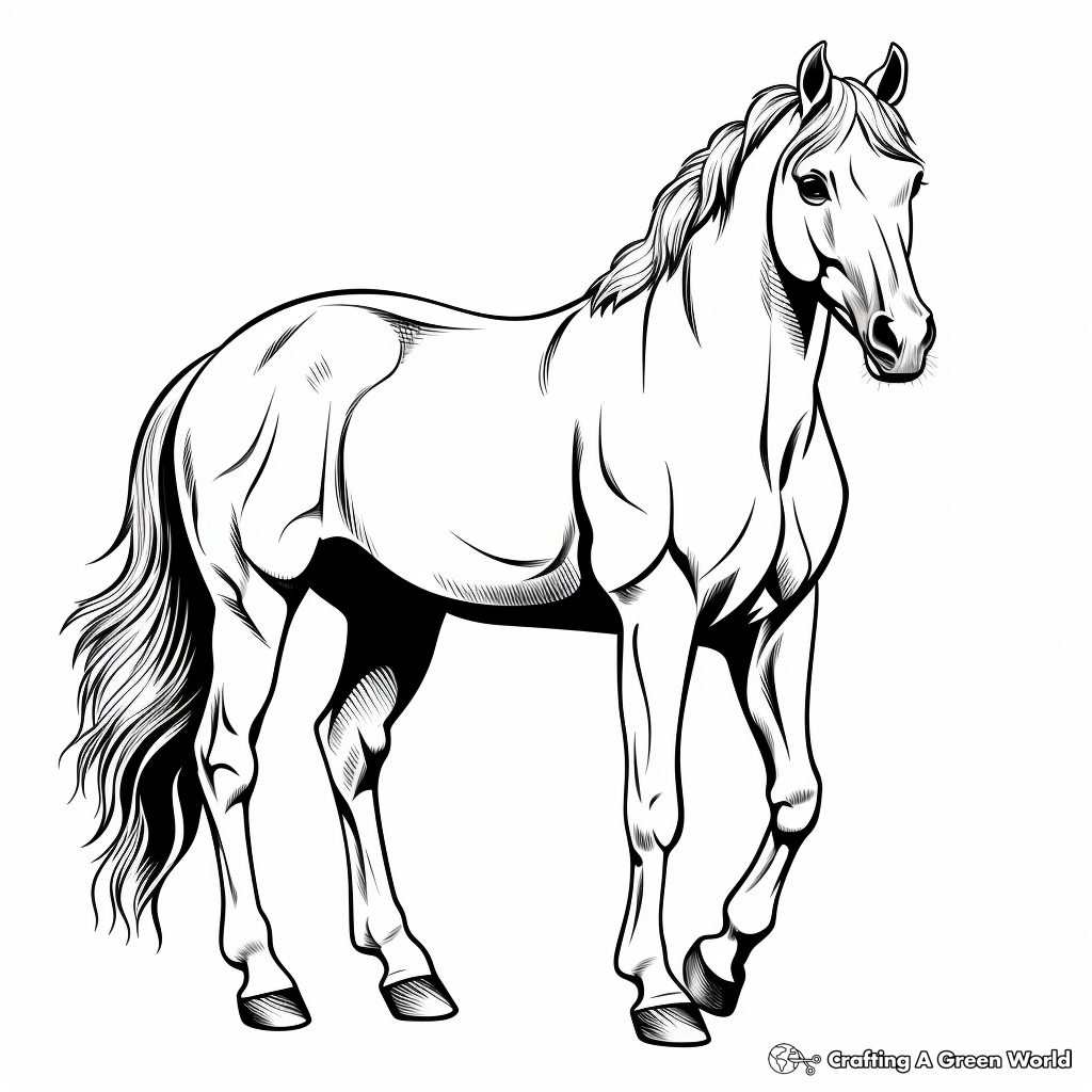 Horse coloring pages