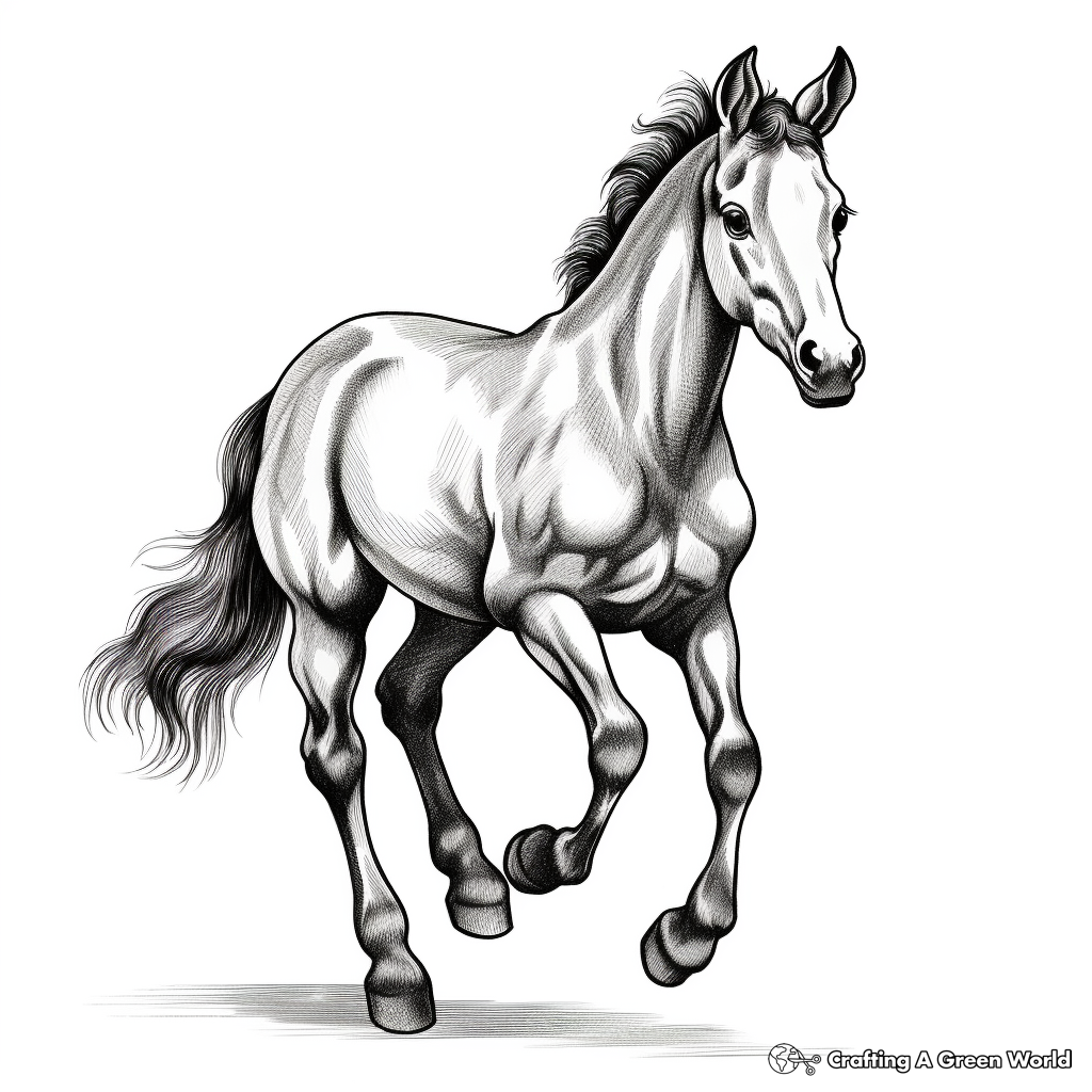 Horse coloring pages