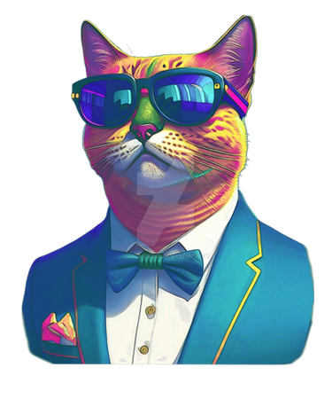 Trendy cool hip cat sunglasses animal avatar kitty by sytacdesign on