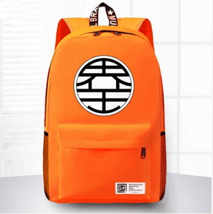 Dragon ball king kai symbol awesome design school colors backpack â dbz store