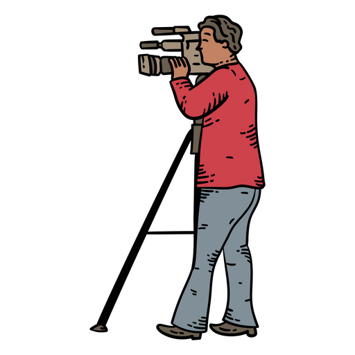 Old video camera cut out png svg design for t