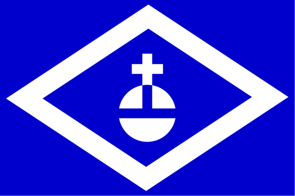 What were some of the major design elements used in the first known version of the us flag