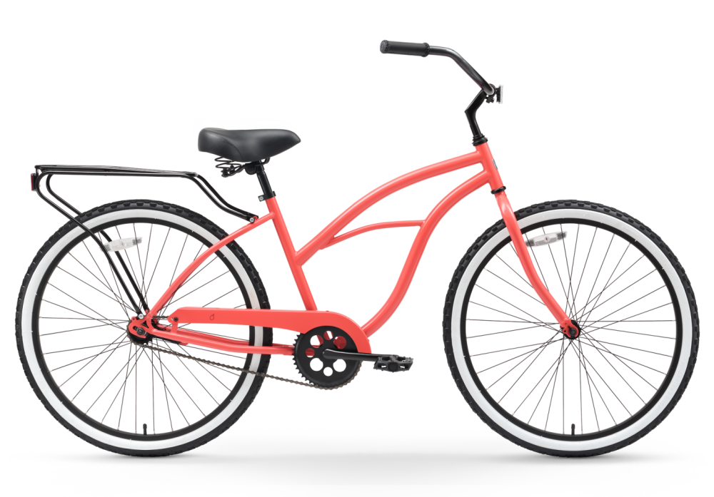 Womens around the block beach cruiser bike