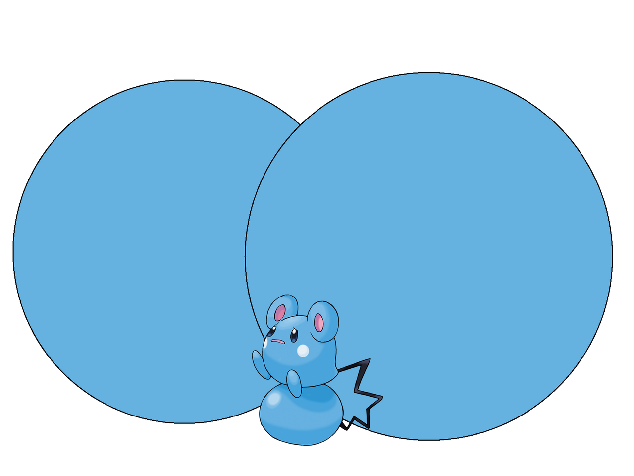 Azurill pokemon gets butt fat by alphabirdsfanatic on