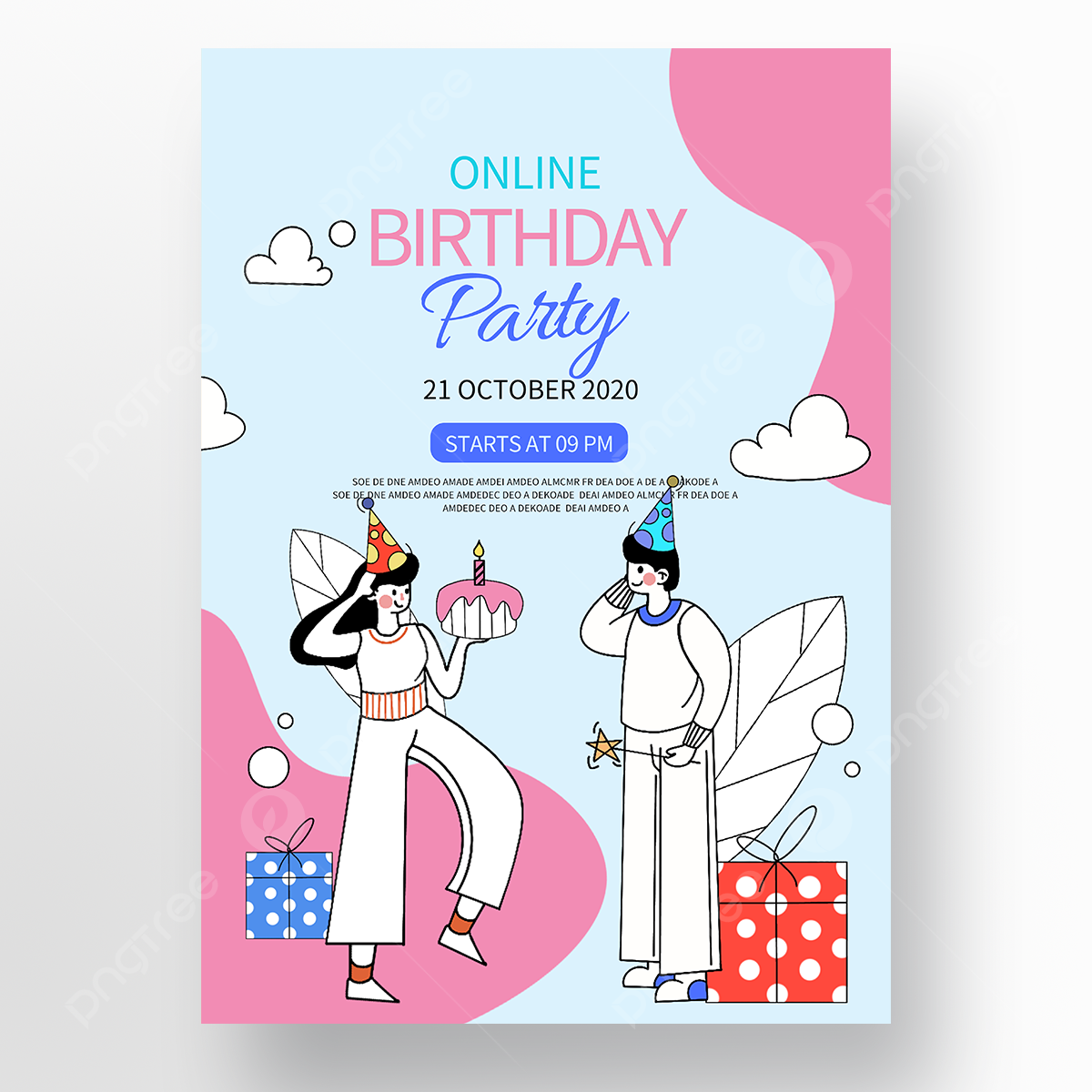 Birthday promotion poster png transparent images free download vector files