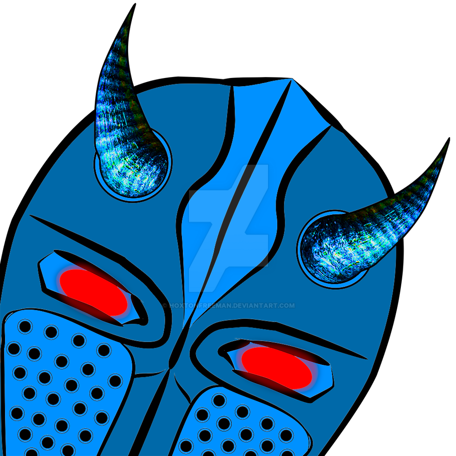 Hoxton freeman demon mask tier sub twitch emote by hoxtonfreeman on