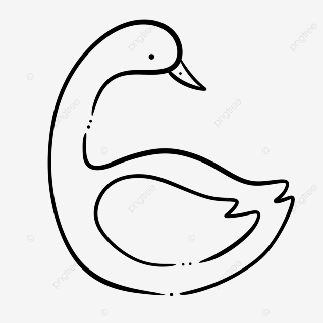 Contorno de pato para livro de colorir png contorno livro de colorir pato imagem png e psd para download gratuito