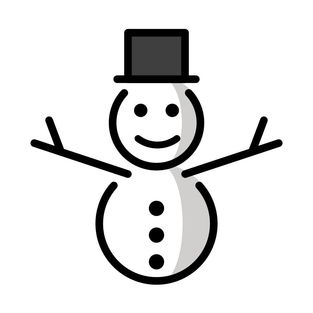 Â boneco de neve sem neve emoji