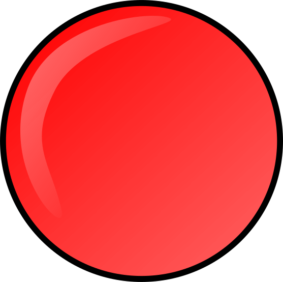 Red circle clip art image