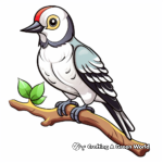 Woodpecker coloring pages