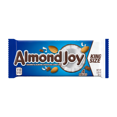 Almond joy coconut and almond chocolate king size candy bar oz