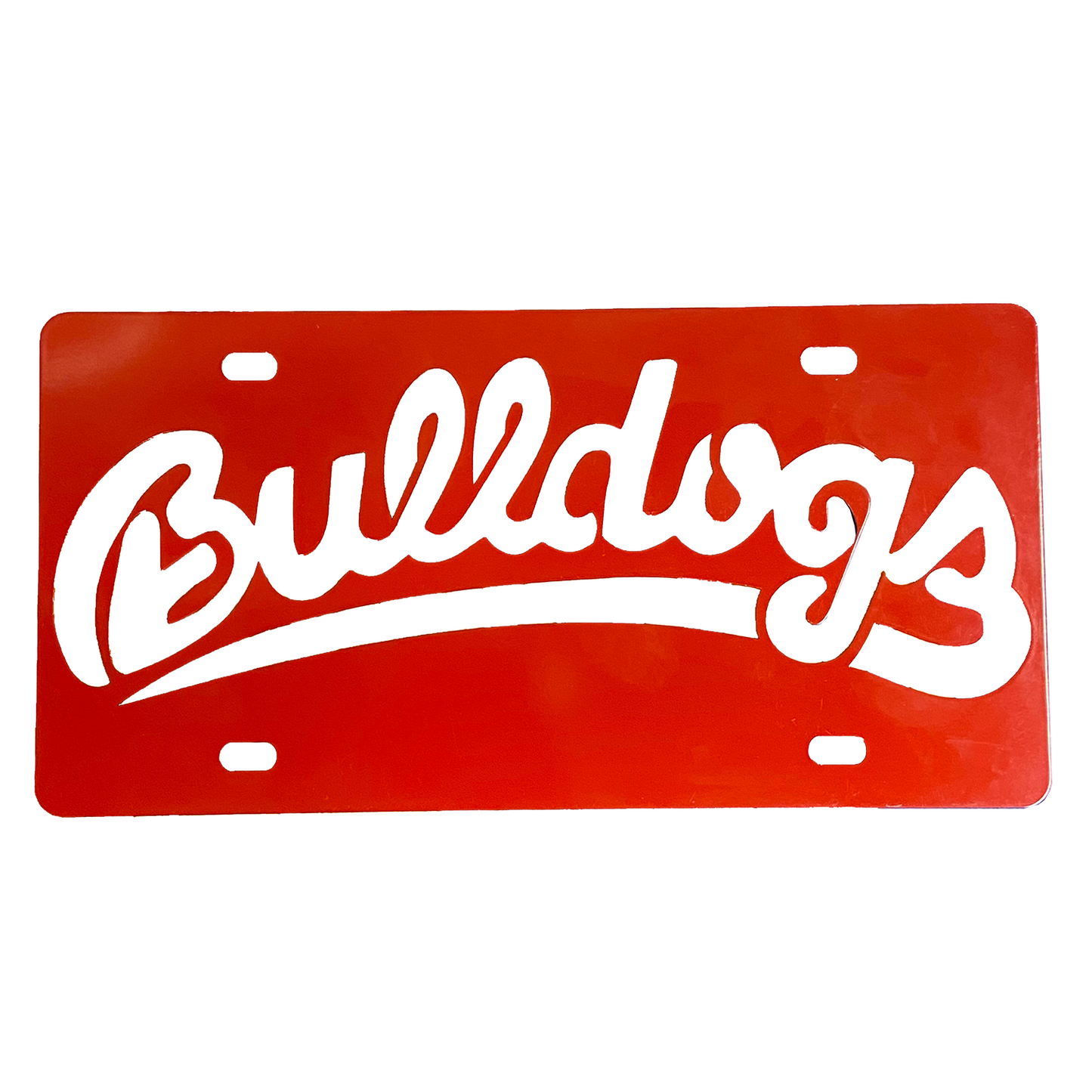 Fresno state bulldogs pc license plate tag