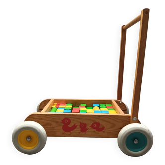 Vintage curated send hand learning toy