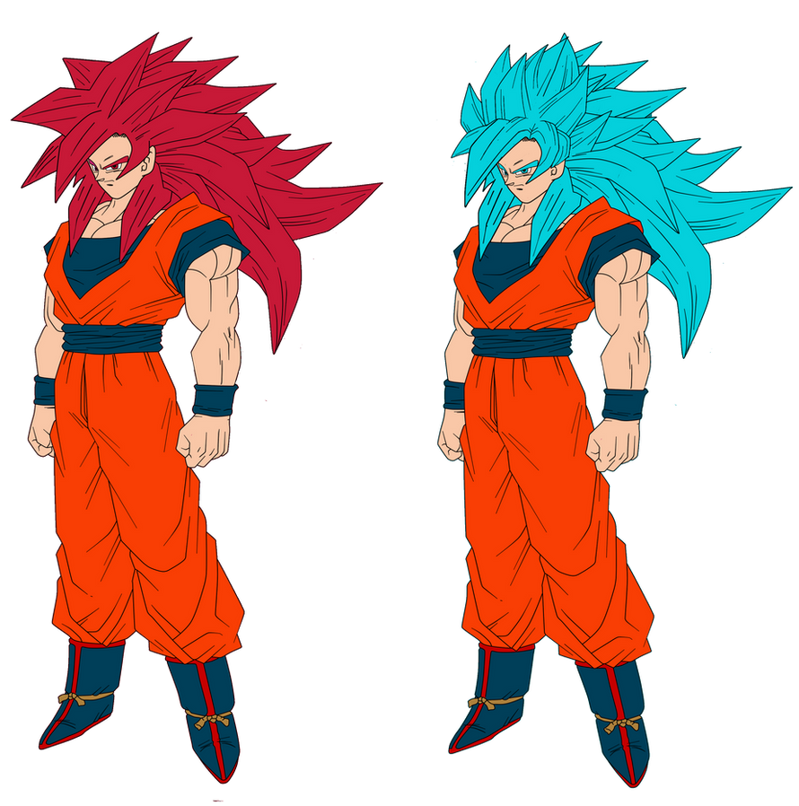 Goku ssg and ssgss redesign concepts by thunderstudent on